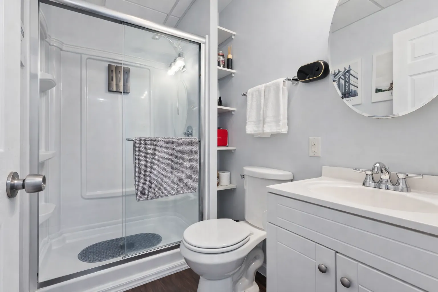 Second full bathroom at Beachside Bliss Cottage — Maine coastal rental