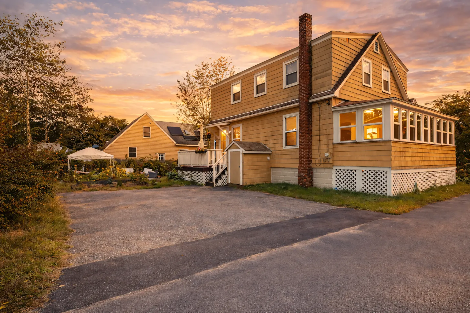 Free private parking at Beachside Bliss Cottage — Old Orchard Beach vacation rental